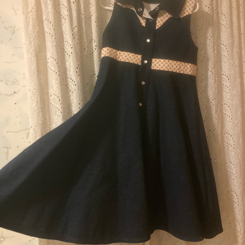 New Custom Girls Western Sleeveless Dress
